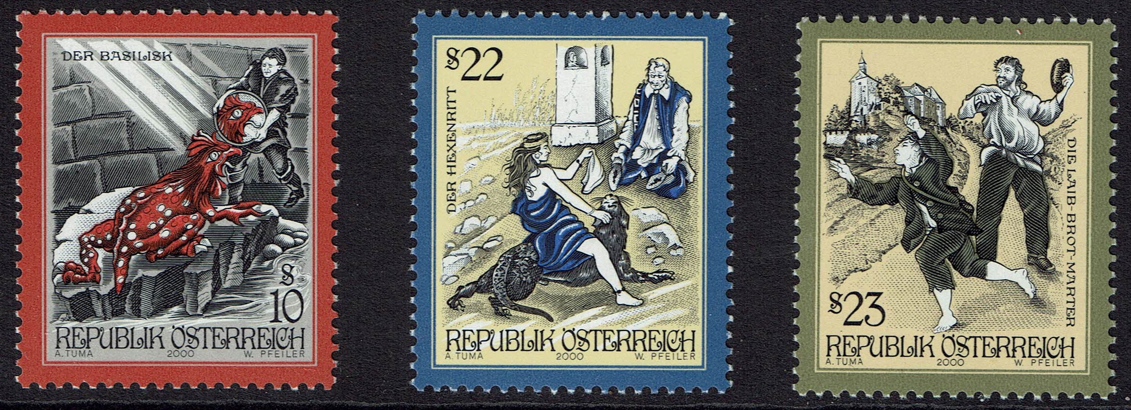 Austria SG 2458-63